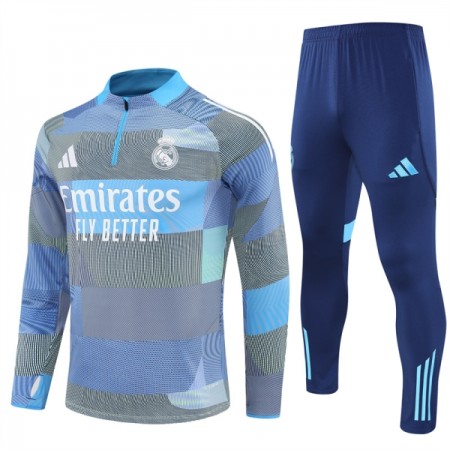 Real Madrid Felpe da Allenamento 2025-26 Quarto-Zip Blu Real Madrid Felpe da Allenamento 2025-26 Quarto-Zip Blu
